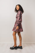 Décorated Poplin Mini Dress - Petite Rose