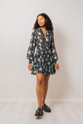 Georgette Mini Dress - Midnight