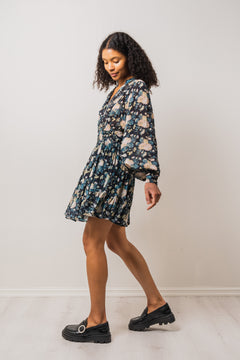 Georgette Mini Dress - Midnight