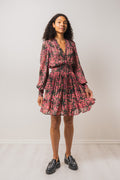 Georgette Mini Dress - Petite Roses