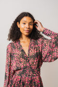 Georgette Mini Dress - Petite Roses