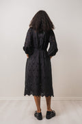Yaskanga 7/8 Midi Dress - Black