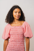 Rikko Stripe Dress - Red