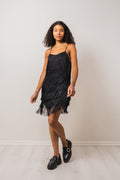 Fringe Dress - Black