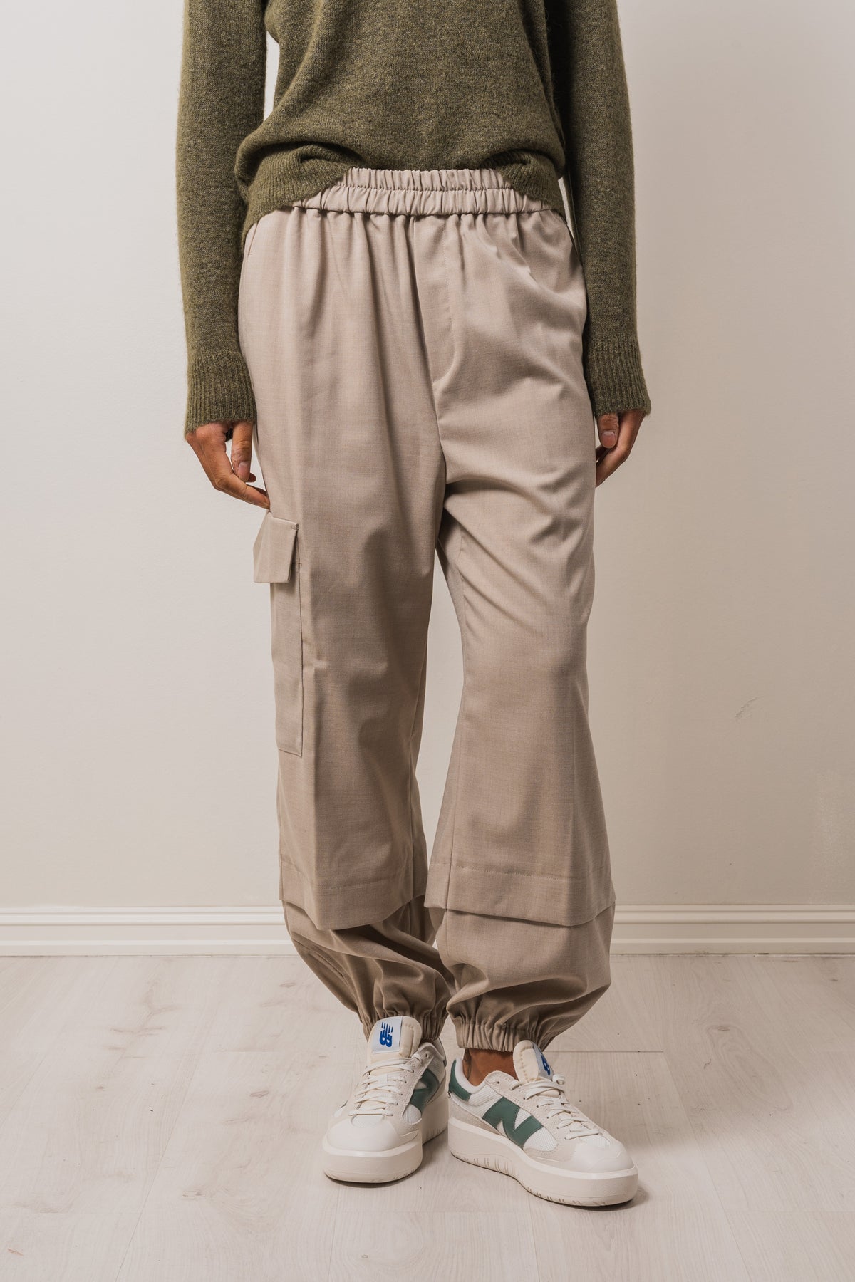 WaiIW Cargo Pant - Mocha Grey Melange