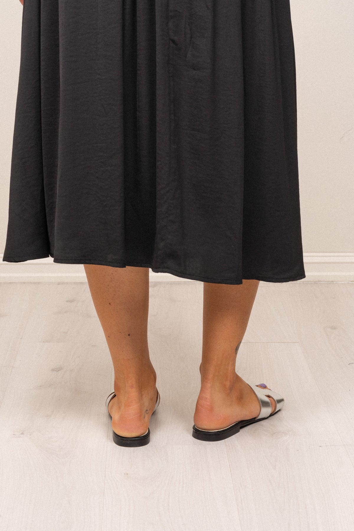 Claire Plain Leather - Silver