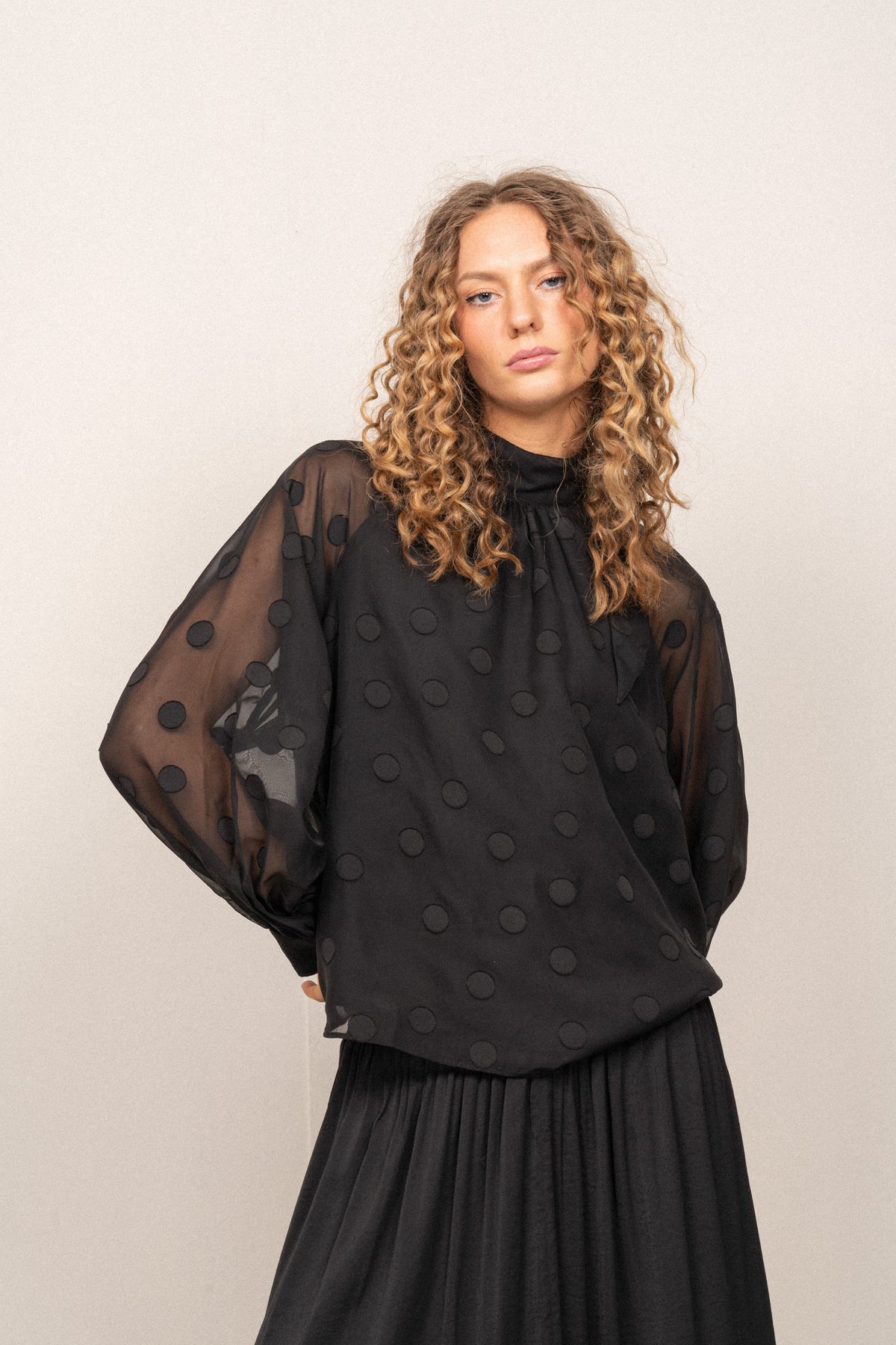 Ebbali Blouse 14961 - Black