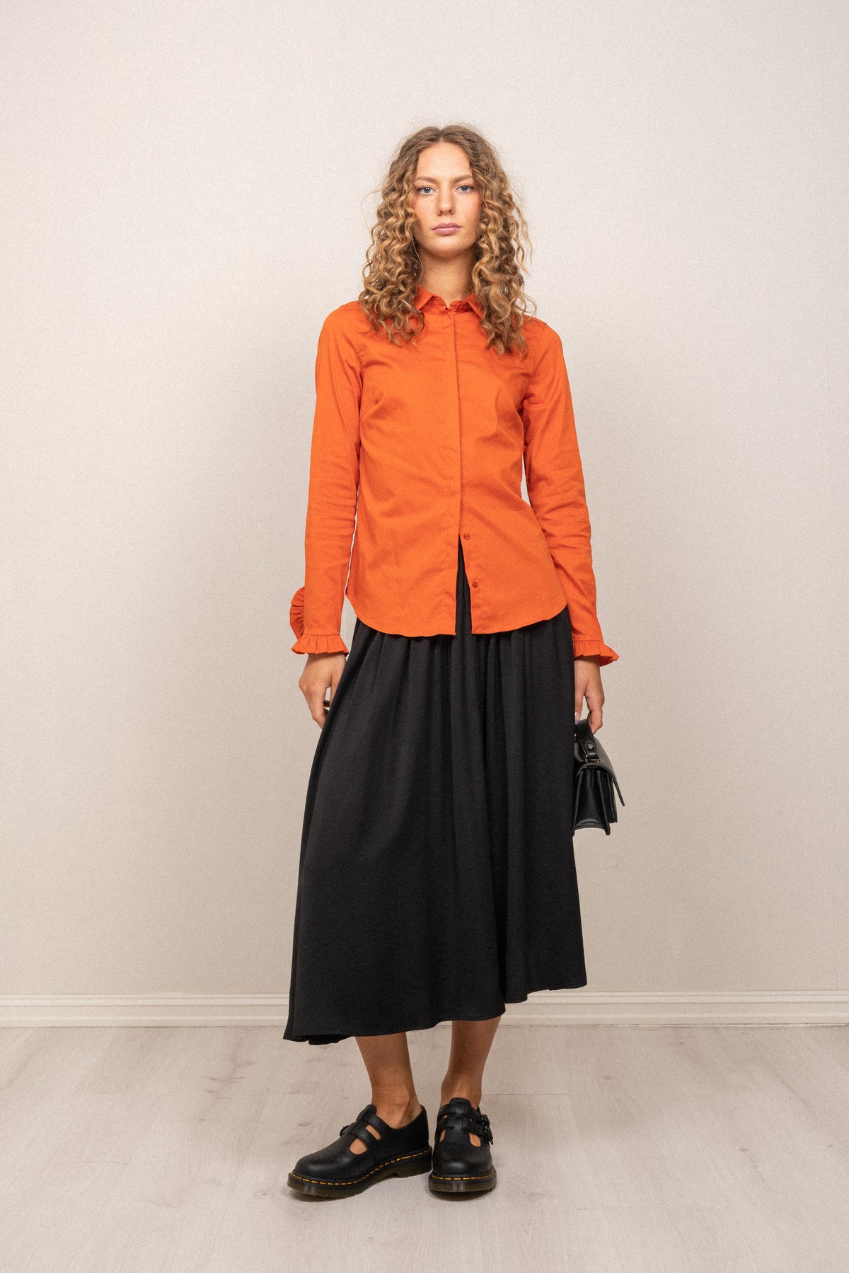 Mattie Flip Shirt - Burnt Ochre