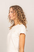 Regular Tonal Shield SS T-Shirt - Linen