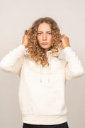 Regular Tonal Shield Hoodie - Linen