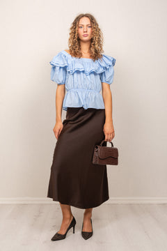 Ella Blouse - Blue