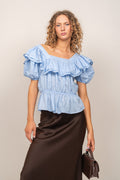 Ella Blouse - Blue