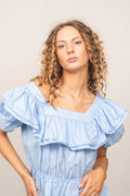 Ella Blouse - Blue