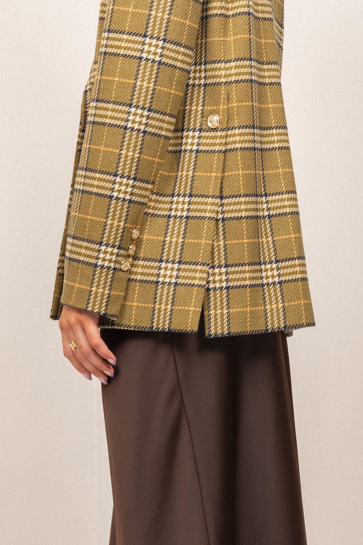 Wanda Soft Twill Blazer - Fir Green