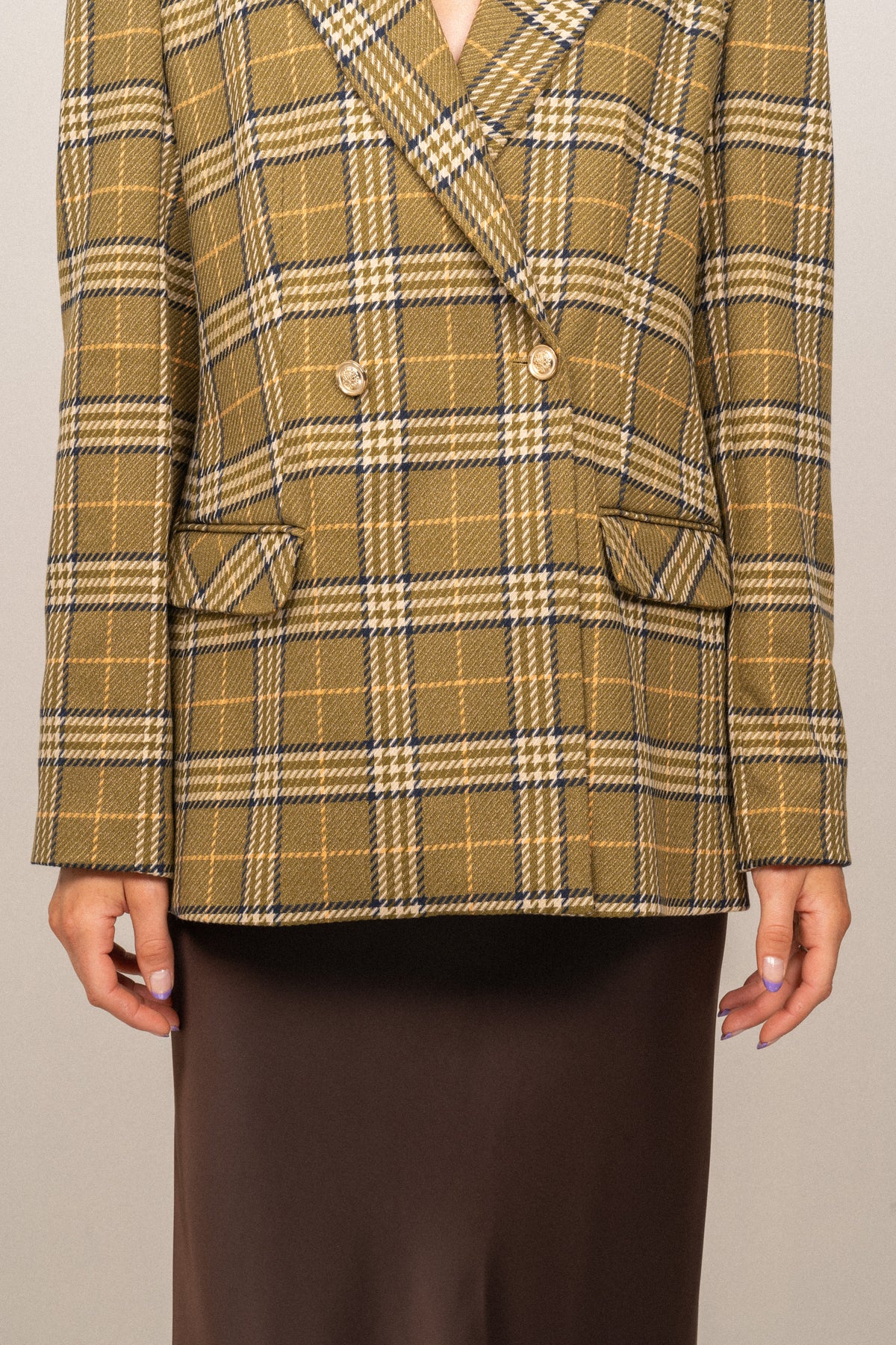 Wanda Soft Twill Blazer - Fir Green