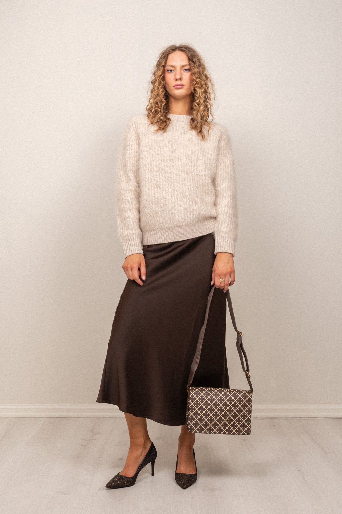 Gisla Hairy Knit - Nature