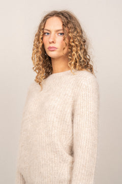 Gisla Hairy Knit - Nature