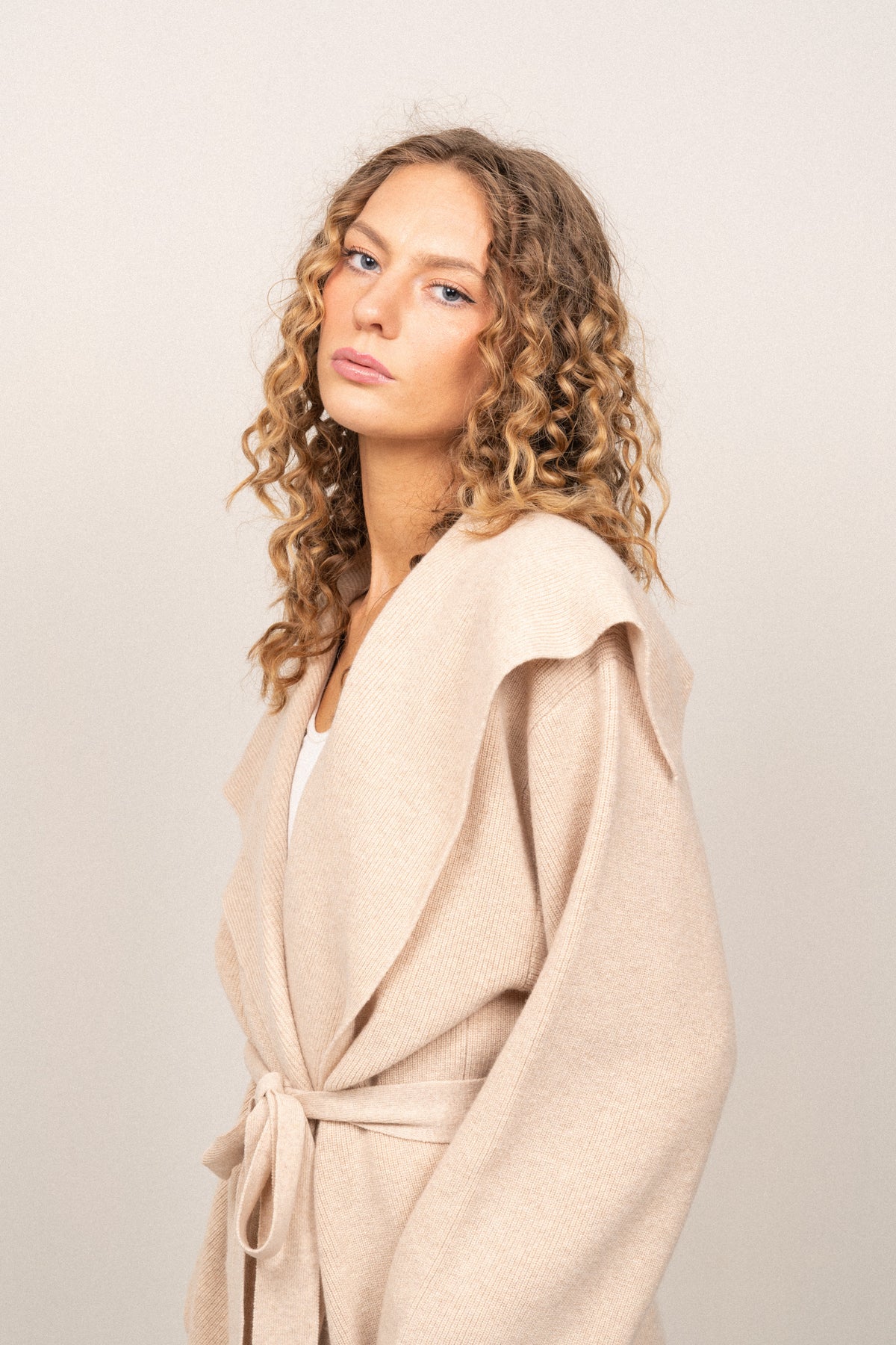 Port Cardigan HT - Beige