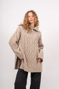 Heritage Cable 1/2 Zip Cardigan - Merino