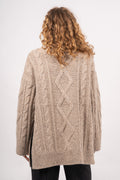 Heritage Cable 1/2 Zip Cardigan - Merino