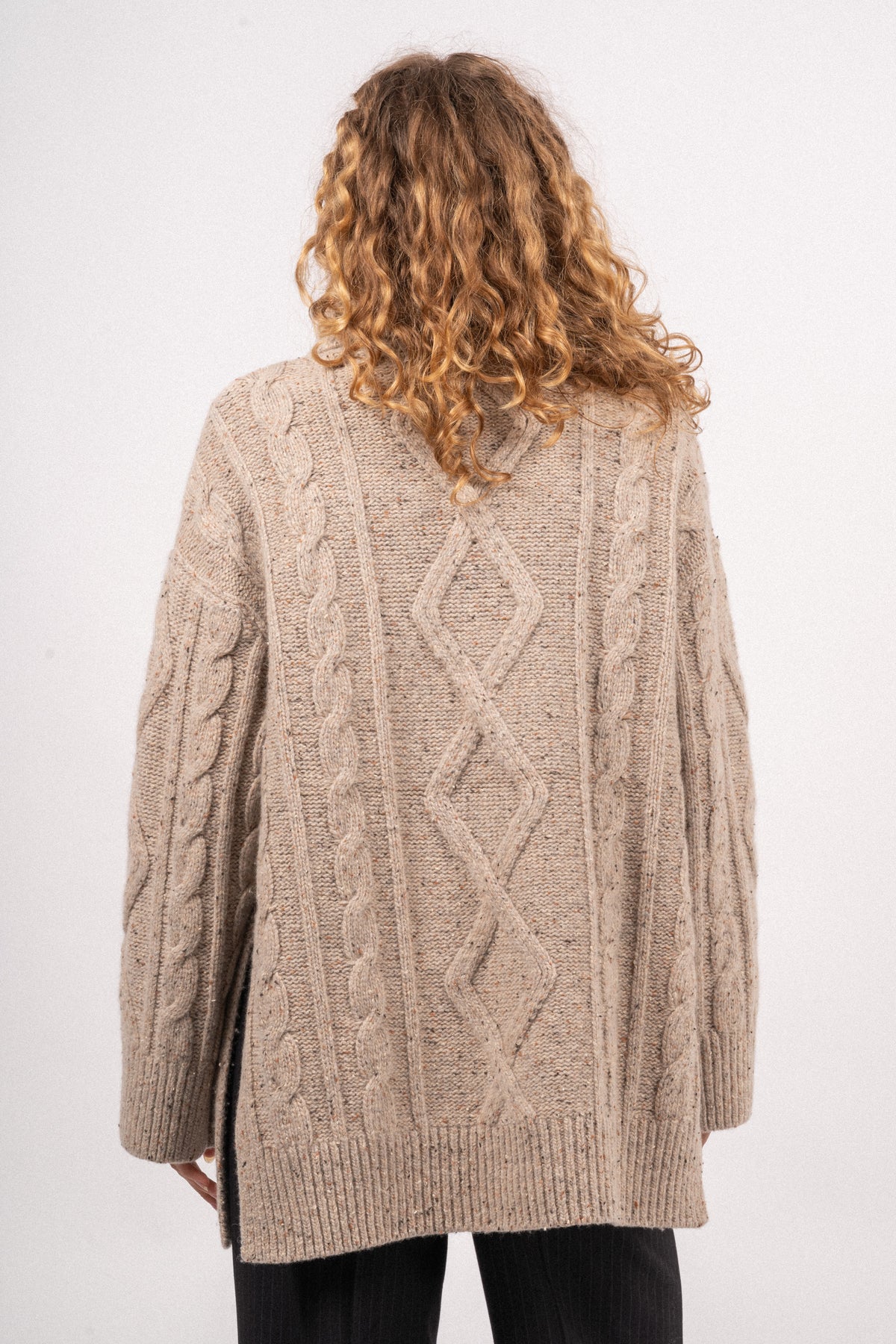 Heritage Cable 1/2 Zip Cardigan - Merino