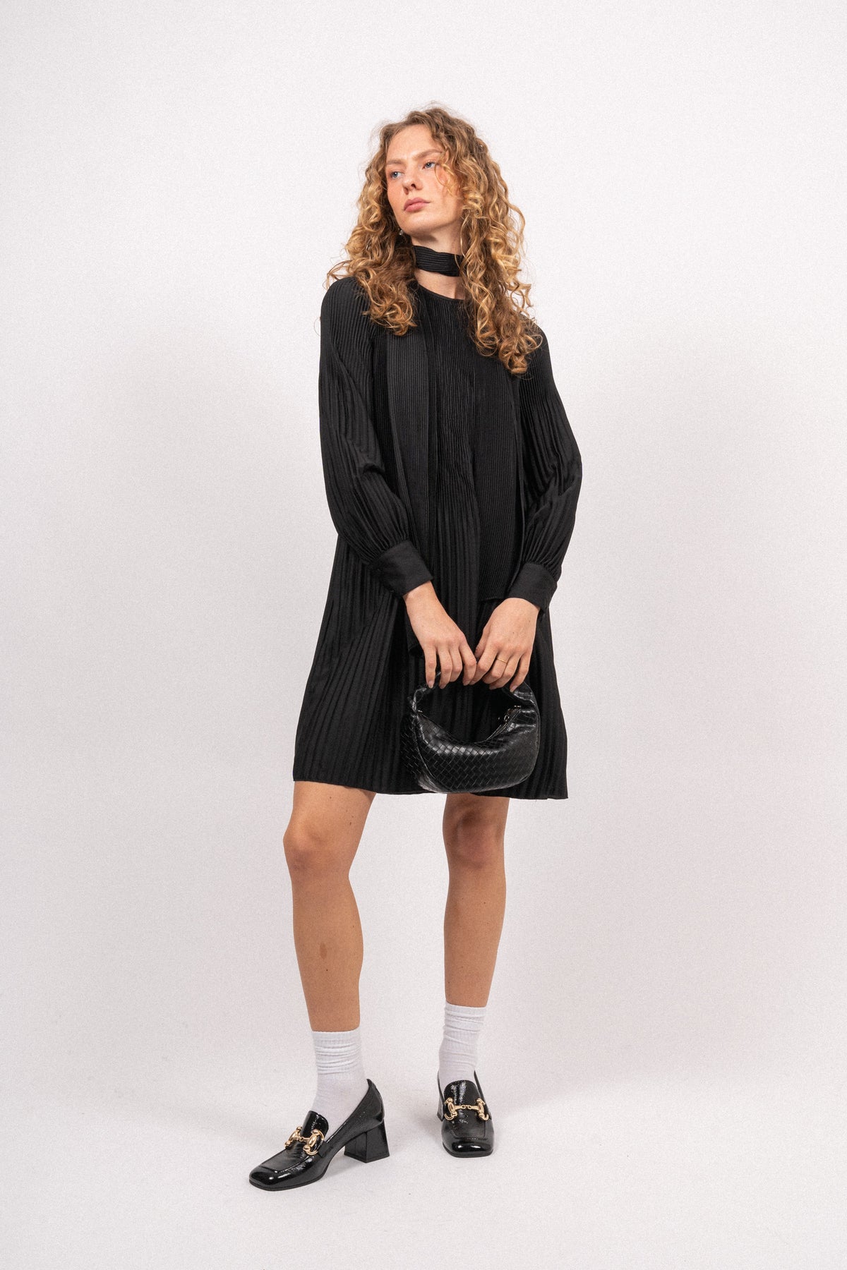 Satin Miami Dress - Svart