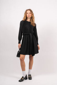 Satin Miami Dress - Shiny Black