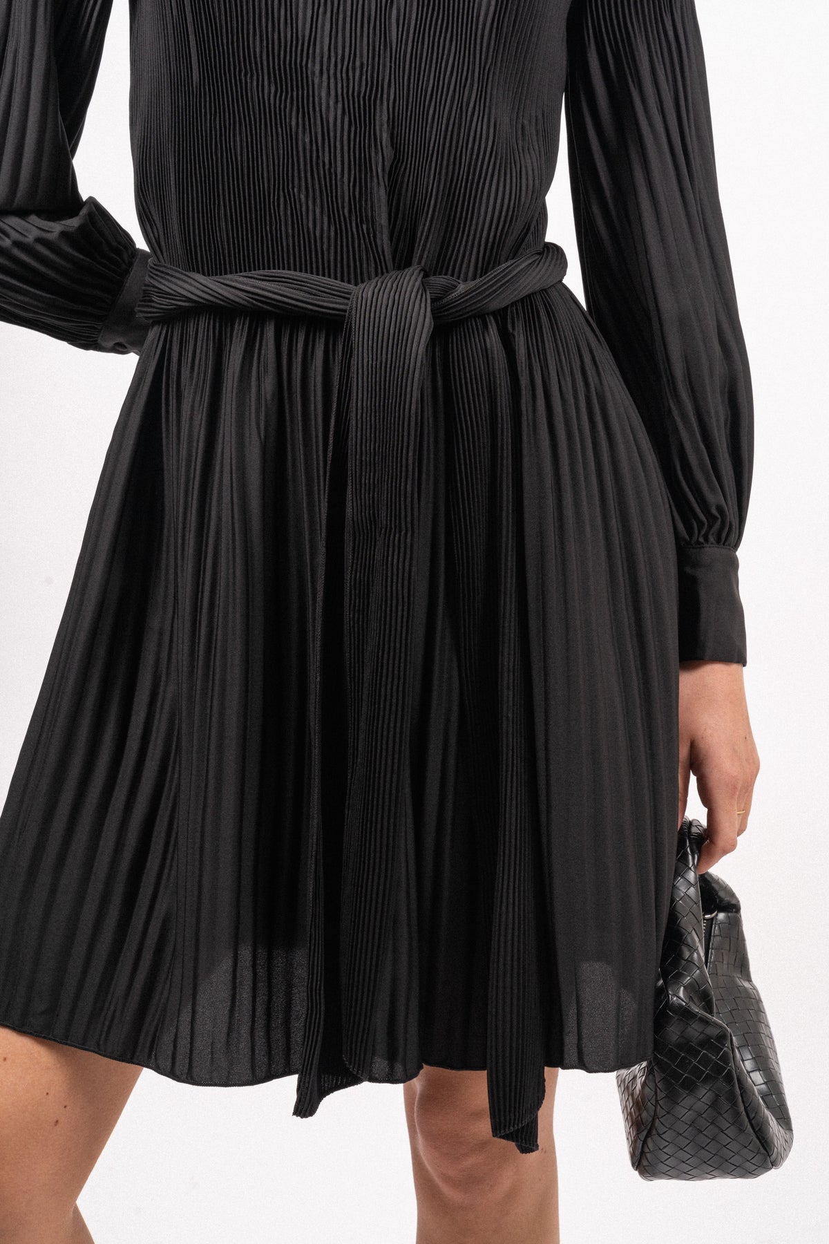 Satin Miami Dress - Svart
