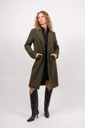 Alma Wool Coat - Ivy Green