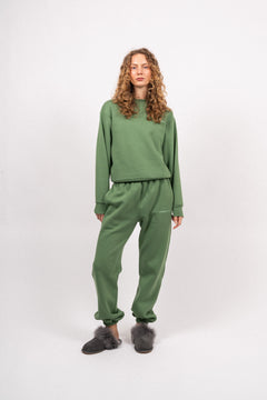 Organic Fitted Crew Neck - Comfrey