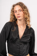 Corycc Corsage Shirt - Black