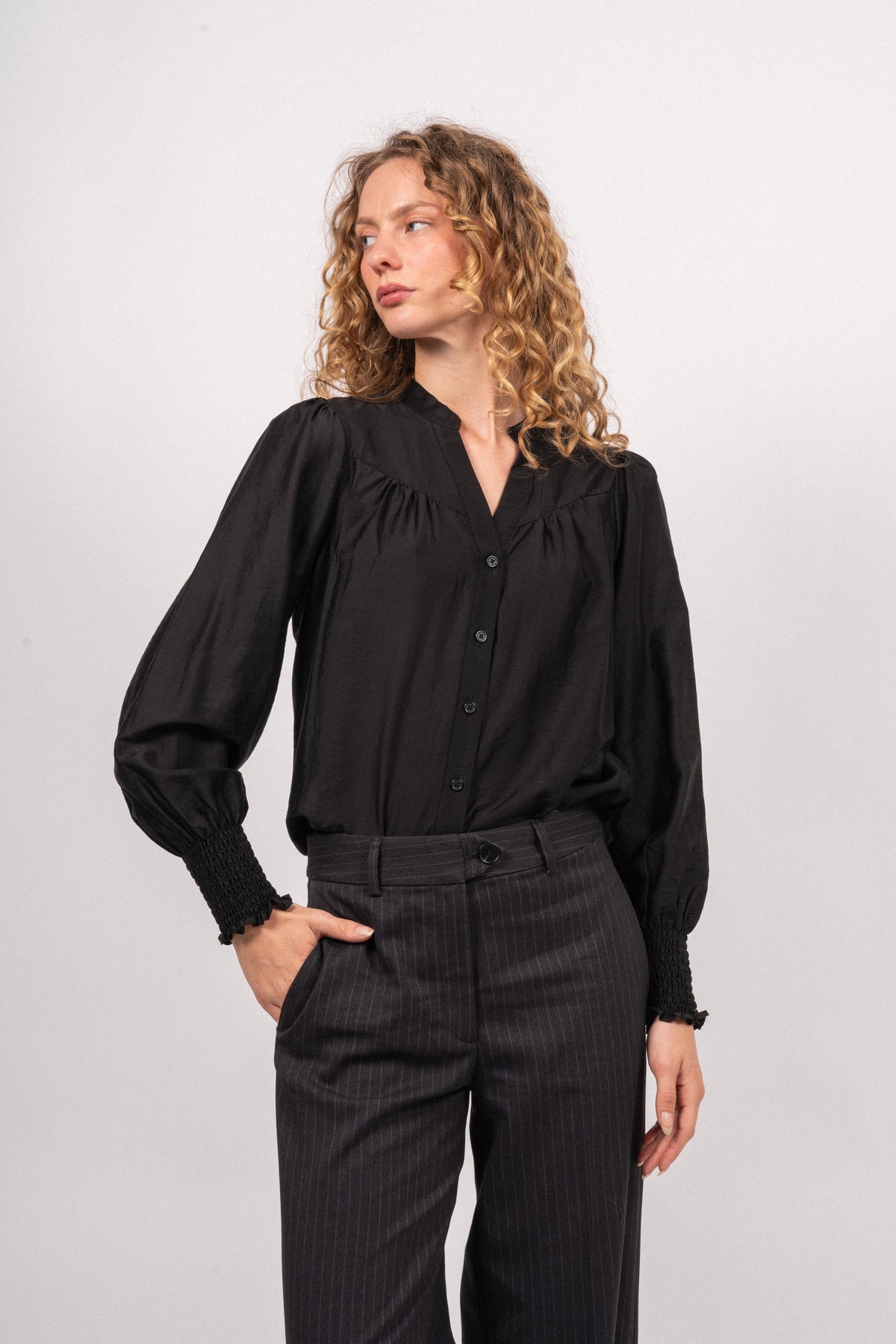 Kaliko Romina Shirt - Black