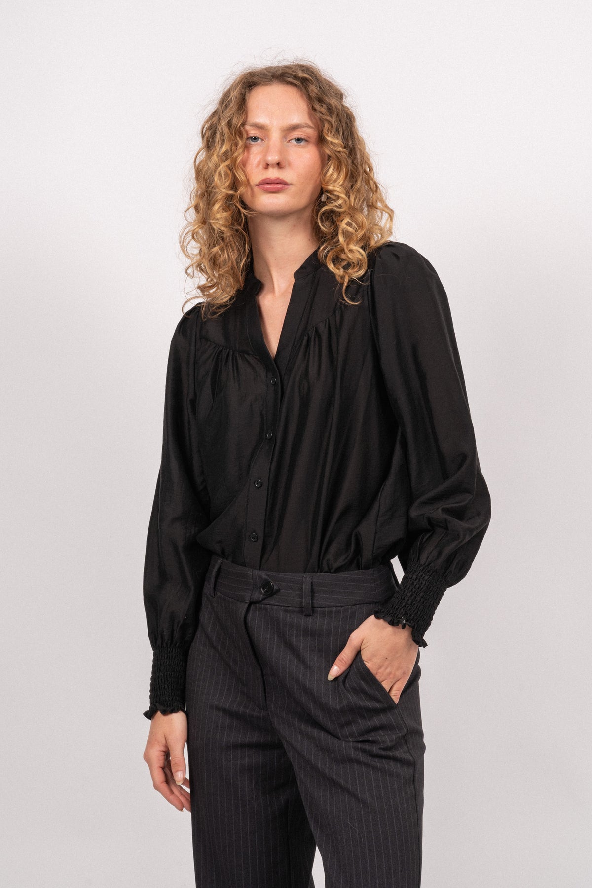 Kaliko Romina Shirt - Black