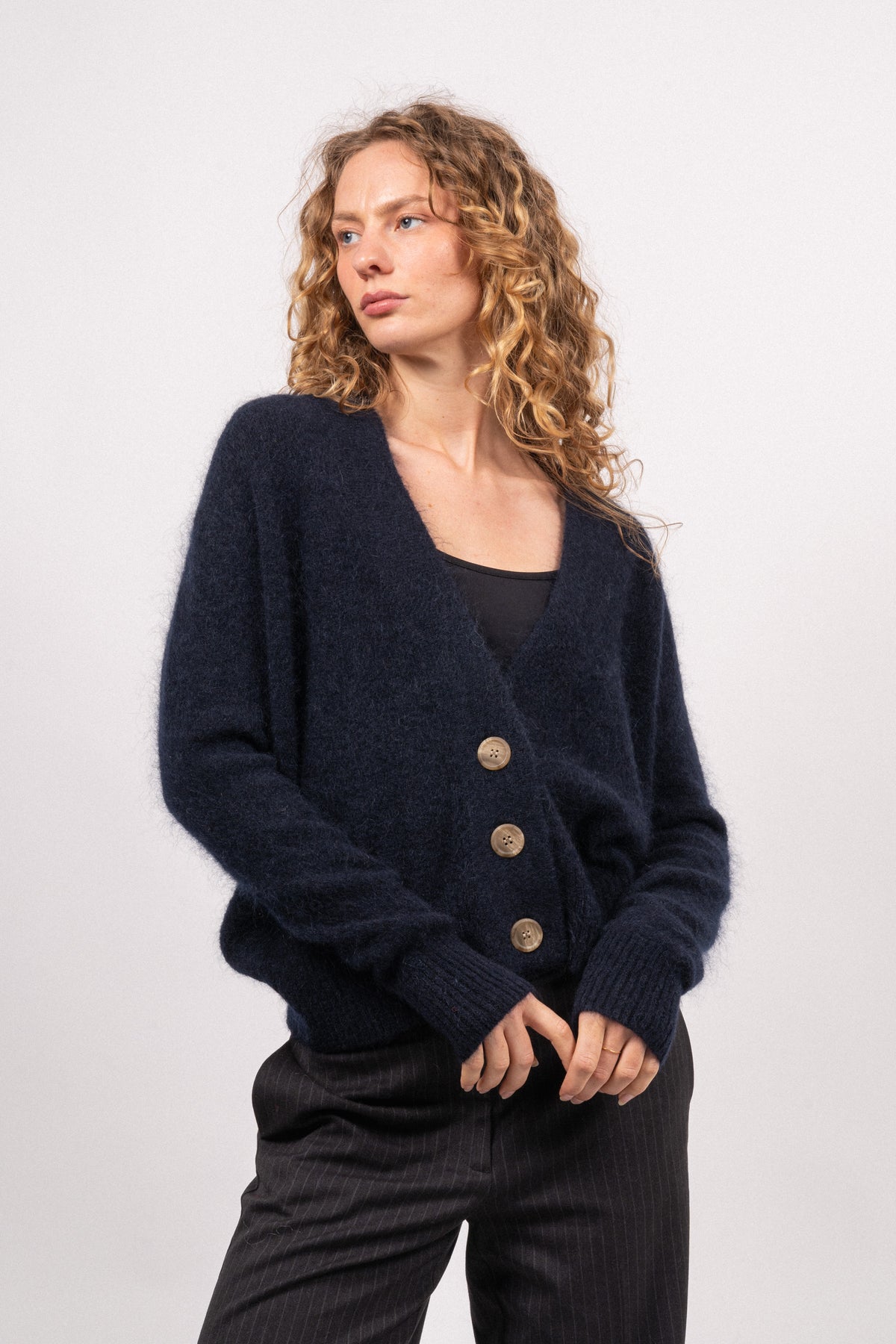 Brookline Knit Cardigan - Eclipse