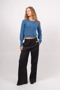 Mohair Petit Cardigan - Sky Blue