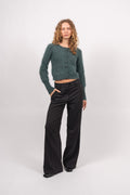 Mohair Petit Cardigan - Seaweed