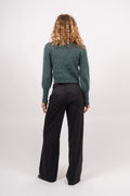 Mohair Petit Cardigan - Seaweed