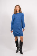 Mola Mia Ls Knit Dress - Nebulas Blue