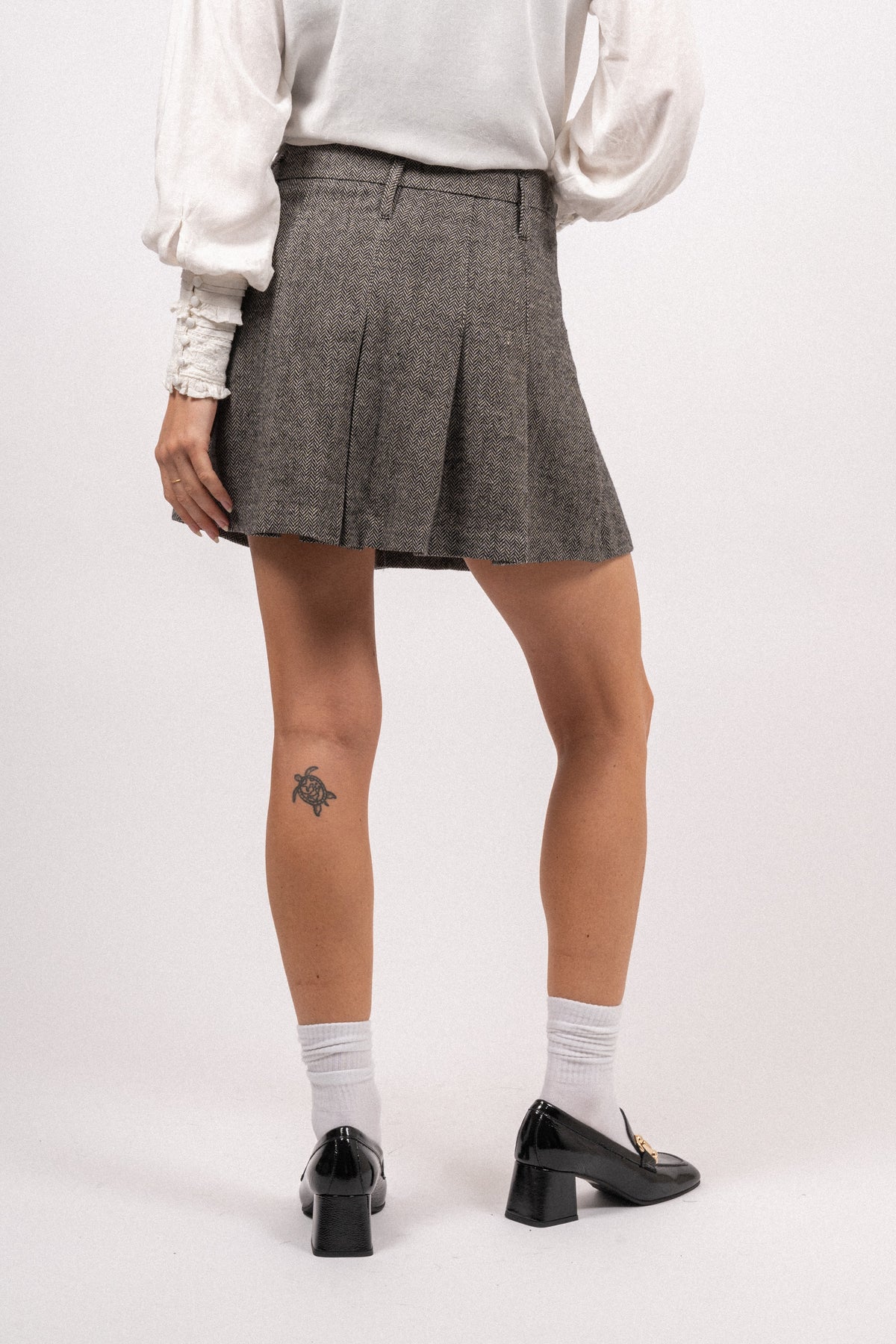 School Tweed - Black