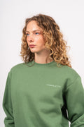 Organic Fitted Crew Neck - Comfrey