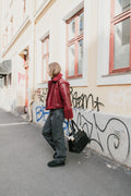 Large Morris Coated Canvas Tote - Svart