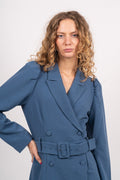 Savannah Dress - Ensign Blue