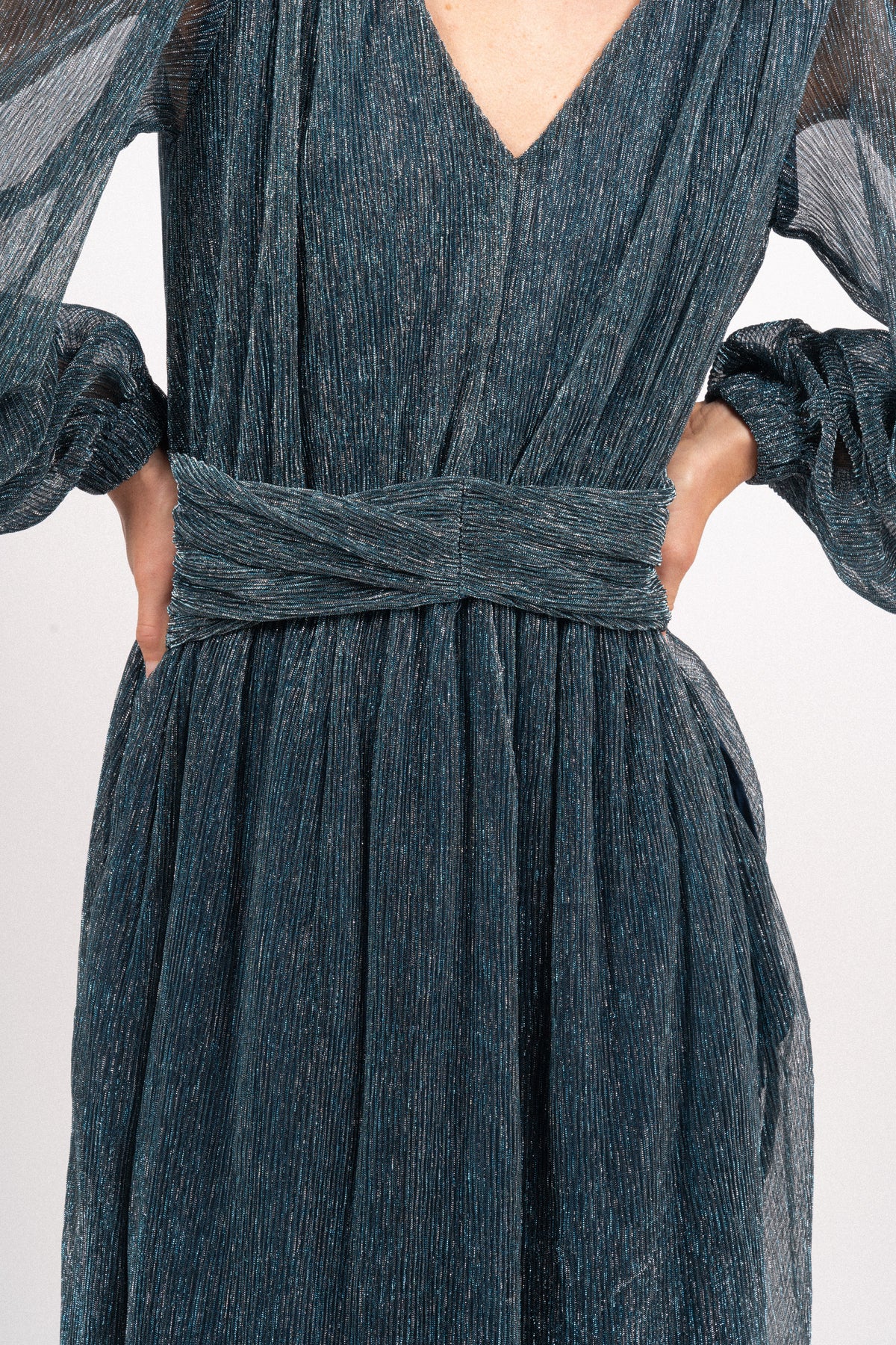 Attina Dress - Ensign Blue