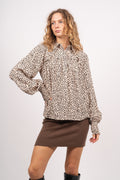 Butterdotcc Frill Blouse - Powder
