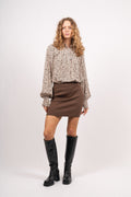 Butterdotcc Frill Blouse - Powder