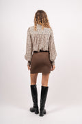 Crystia Skirt - Brown