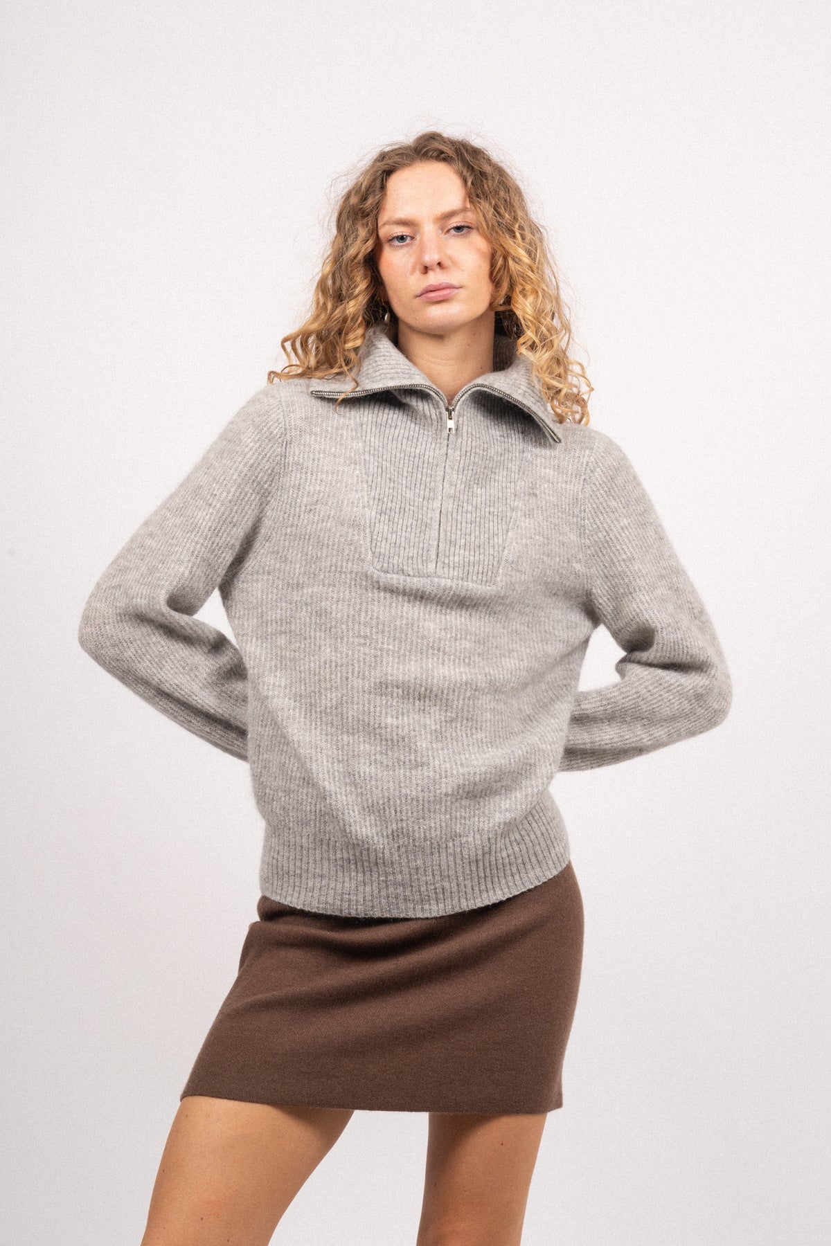 Cille 22 - Light Grey Melange