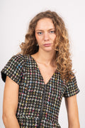 Nala Dress - Black Multi