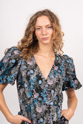 Bambi Dress - Aop Night Bloom