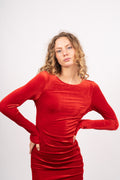 Fabienne Dress - Lipstick Red